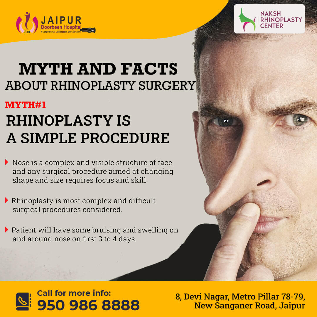 MYTH AND FACTS ABOUT RHINOPLASTY SURGERY