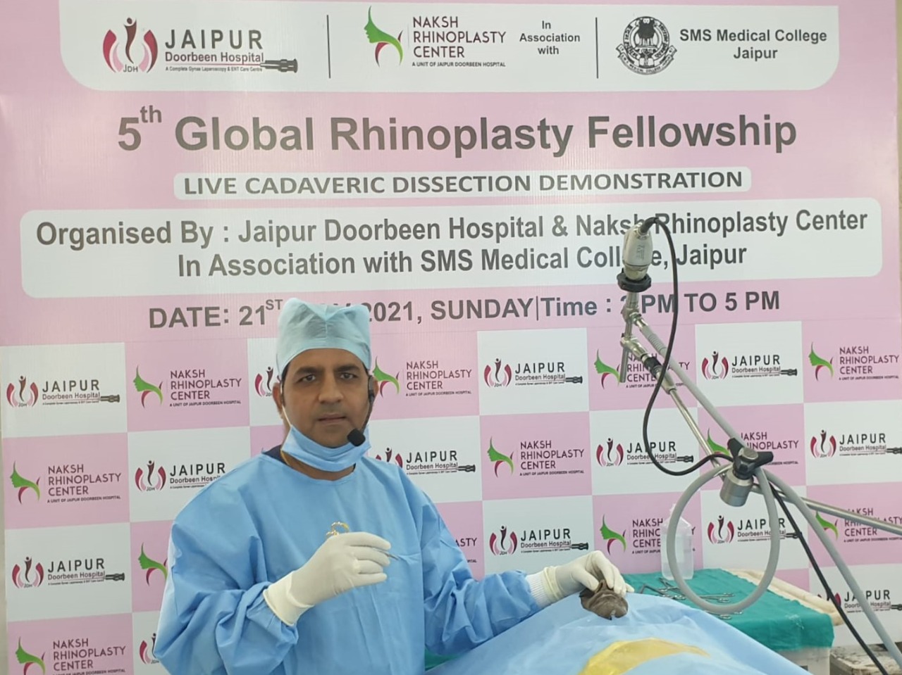 5th International Global Rhinoplasty Fellowship Cadaveric Dissection Demonstration Program (2021)